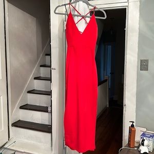 Adjustable Red Dress